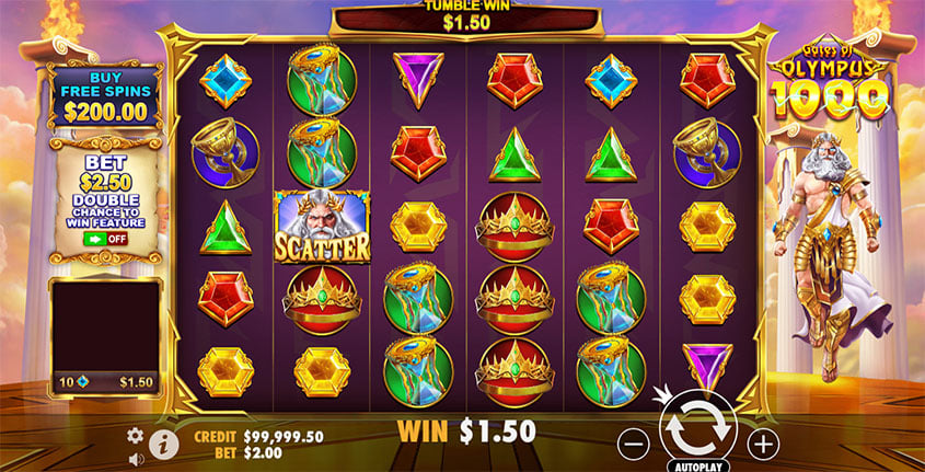 ⚡ Играть Gates of Olympus 1000 слот бесплатно